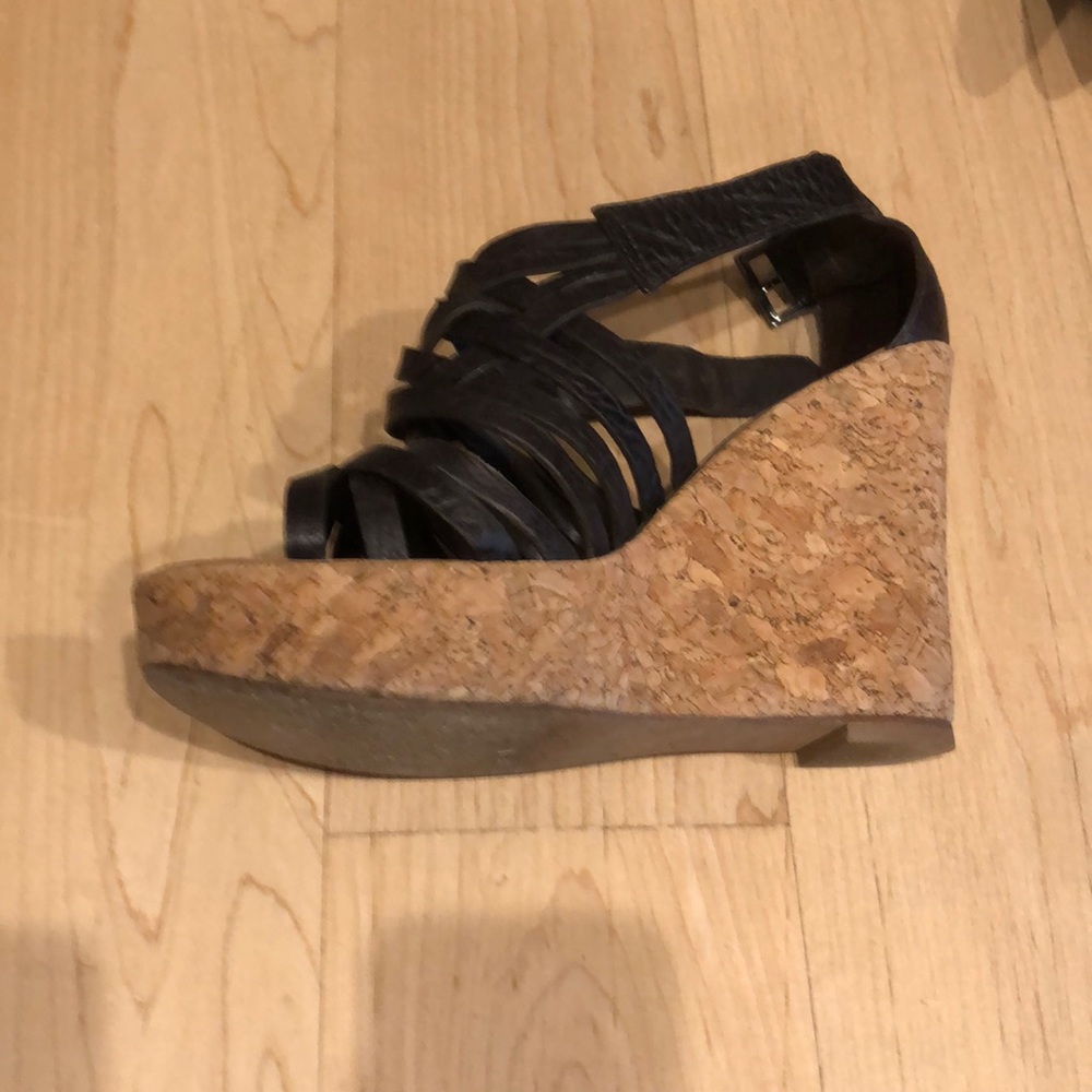Tory Burch brown wedges